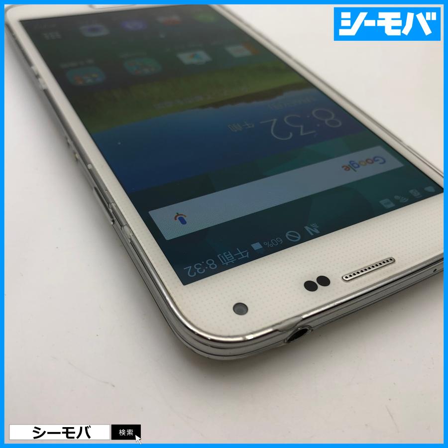訳あり スマホ GALAXY S5 SCL23 au ブラック 中古 android