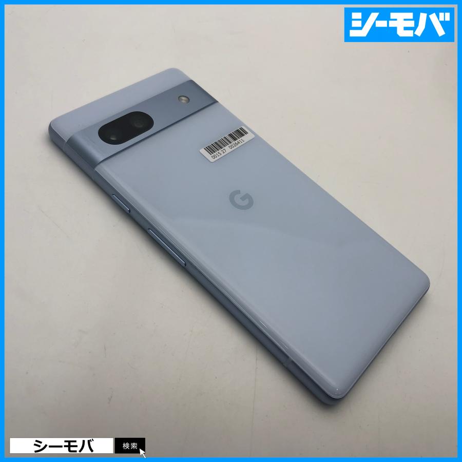 スマホ Google Pixel 7a 4G 5G 128GB グーグル ピクセル SIMフリー ブルー 中古 android RUUN17116の画像