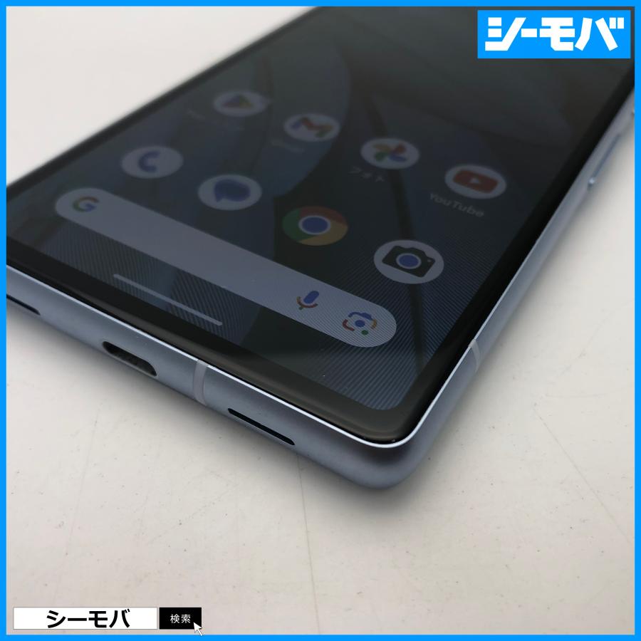 スマホ Google Pixel 7a 4G 5G 128GB グーグル ピクセル SIMフリー ブルー 中古 android RUUN17116の画像