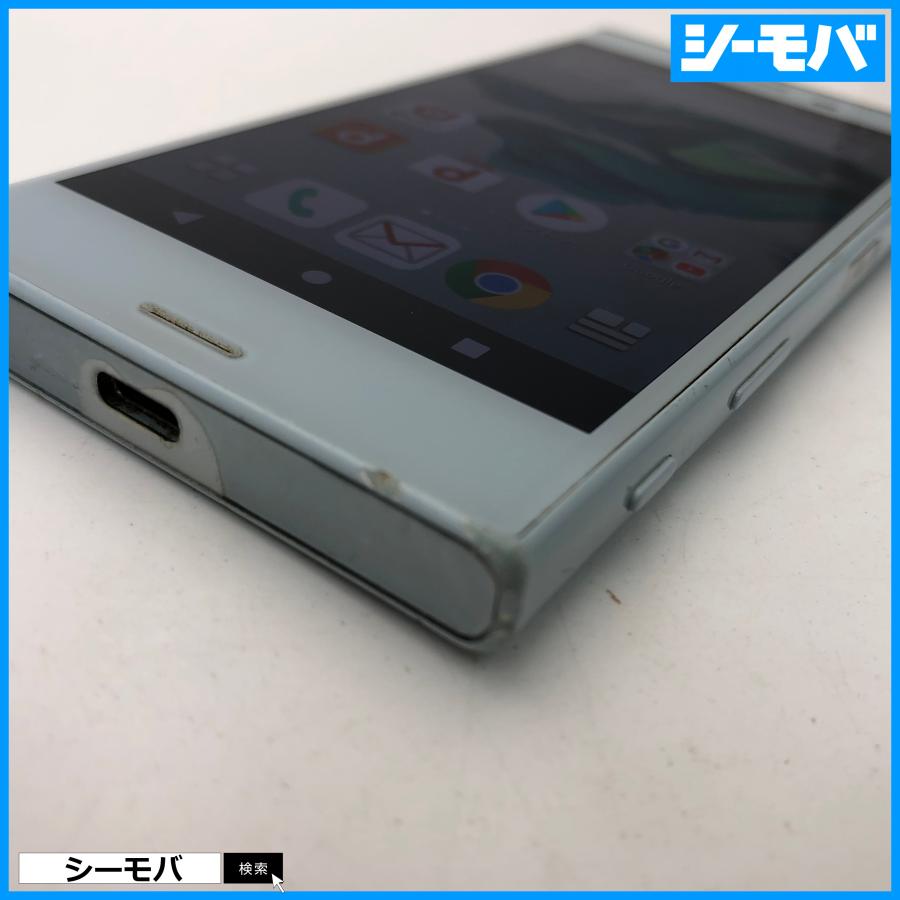 ジャンク スマホ Xperia X Compact SO-02J docomo SONY ブルー 中古
