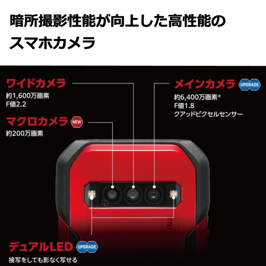 スマホ TORQUE G06 KYG03 SIMフリーSIMロック解除済み au ブラック 美