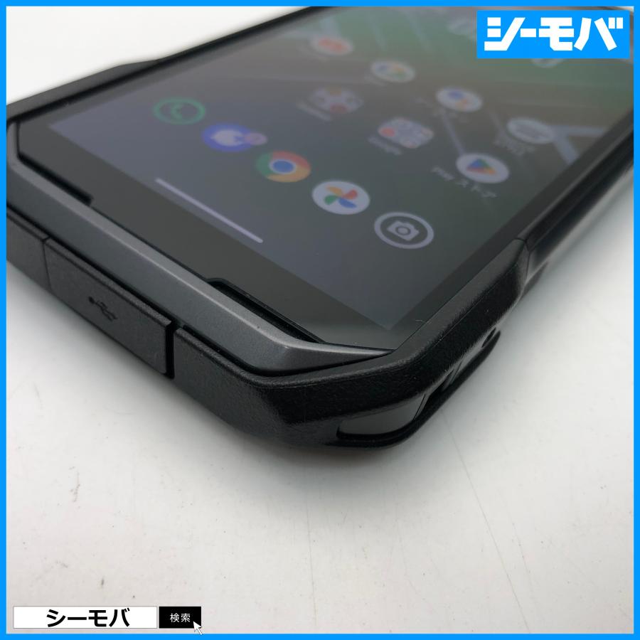 スマホ TORQUE G06 KYG03 SIMフリーSIMロック解除済み au ブラック 美