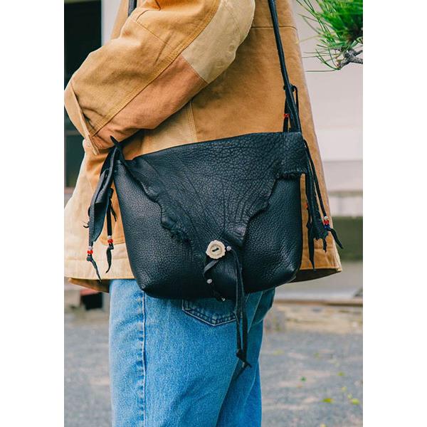 Nasngwam（ナスングワム） | DEARSKIN MESSENGER BAG / 鹿革バッグ
