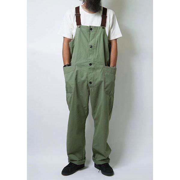 GOHEMP ゴーヘンプ | TUBE VENDOR ALL PANTS / オーバーオール [GREEN