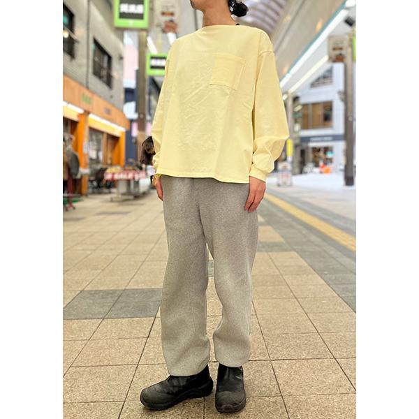 HALF TRACK PRODUCTS ハーフトラックプロダクツ | Long T / ボートネックロングスリーブ [レモンイエロー]｜seek-sapporo｜13