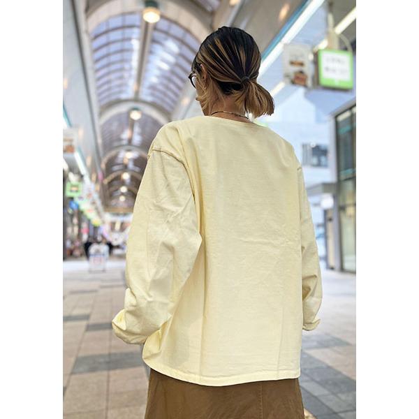 HALF TRACK PRODUCTS ハーフトラックプロダクツ | Long T / ボートネックロングスリーブ [レモンイエロー]｜seek-sapporo｜08