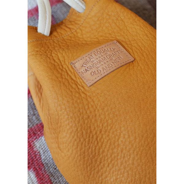 Nasngwam×EARLY MORNING DEARSKIN 鹿革ミニバッグ Nasngwam.× EARLY MORNING DEARSKIN WHISKY BAG / 鹿革バッグ