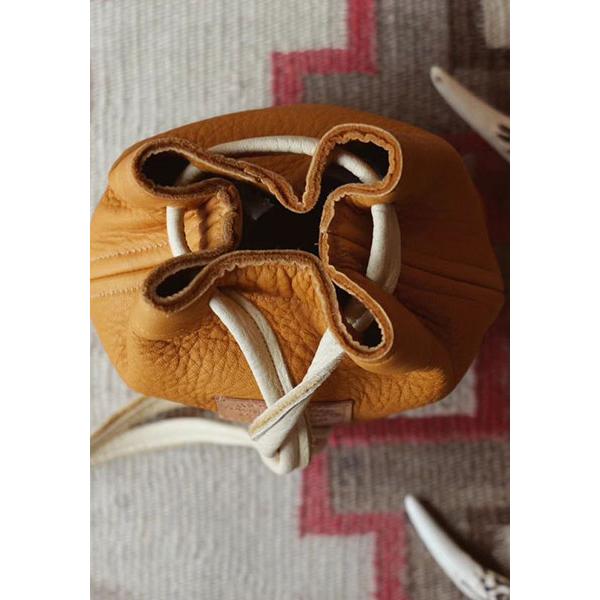 Nasngwam×EARLY MORNING DEARSKIN レザーバッグ Nasngwam.×early morning / DEARSKIN WHISKY BAG (BLACK)