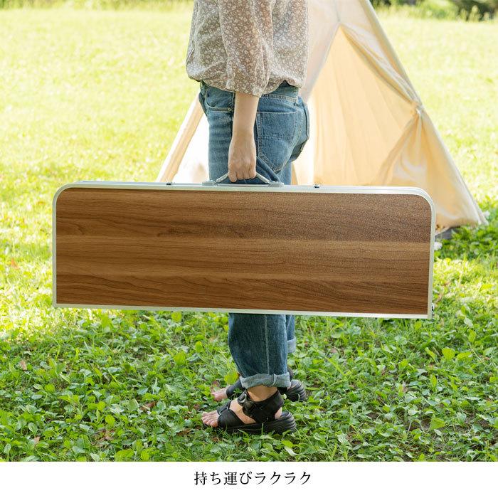 折りたたみテーブル アウトドア 軽量 フォールディングテーブル＆ベンチセット テーブル 折りたたみ ODL-559 キャンプ 持ち運び 持