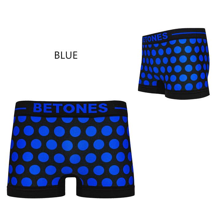 メール便 BETONES ボクサーパンツ メンズ パンツ 下着 ビトーンズ BUBBLE6 フリーサイズ  TA006 GRAY WHITE 速乾 | BETONES | 03