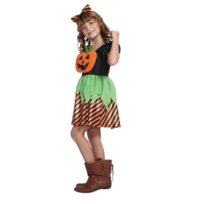 ハロウィン コスプレ 子供 女の子 ピンキー パンプキン 衣装 コスチューム イベント ハロウィーン halloween｜seek2｜02