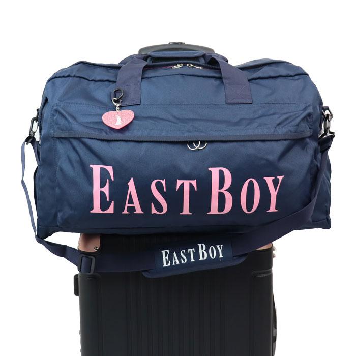 EASTBOY ボストンバッグ レディース 大容量 2泊3日 修学旅行 イーストボーイ 42L EBA19 ボストン バッグ 2WAY 斜めがけバッ｜seek2｜09