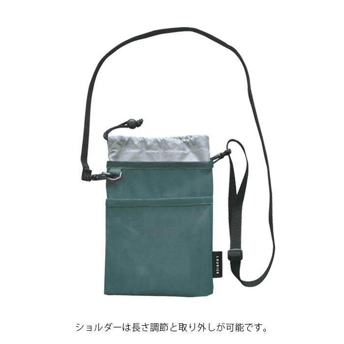 LAURIER ボトルホルダー 保冷 ペットボトルカバー 斜めがけバッグ