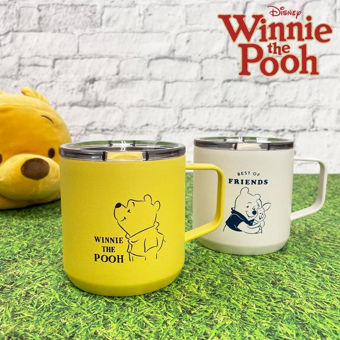 全ての マグカップ 保温 蓋付き おしゃれ 保冷 ステンレスマグ Pooh くまのプーさん 350ml ステンレス フタ付き ディズニー プーさん コップ