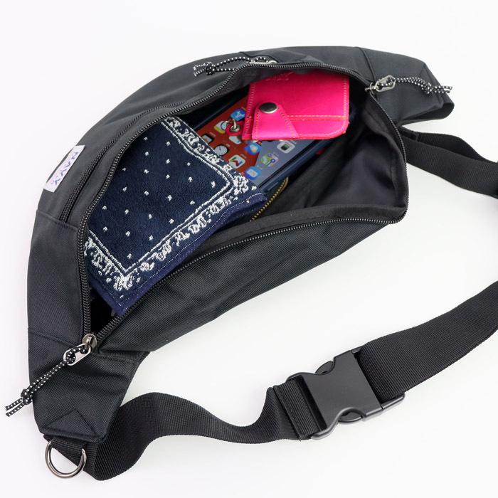 メール便 ウエストポーチ メンズ レディース ボディバッグ NAVY HOPPER
