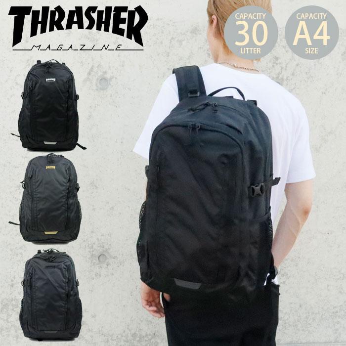 アセント スラッシャー リュック メンズ 撥水 ブラック THRASHER