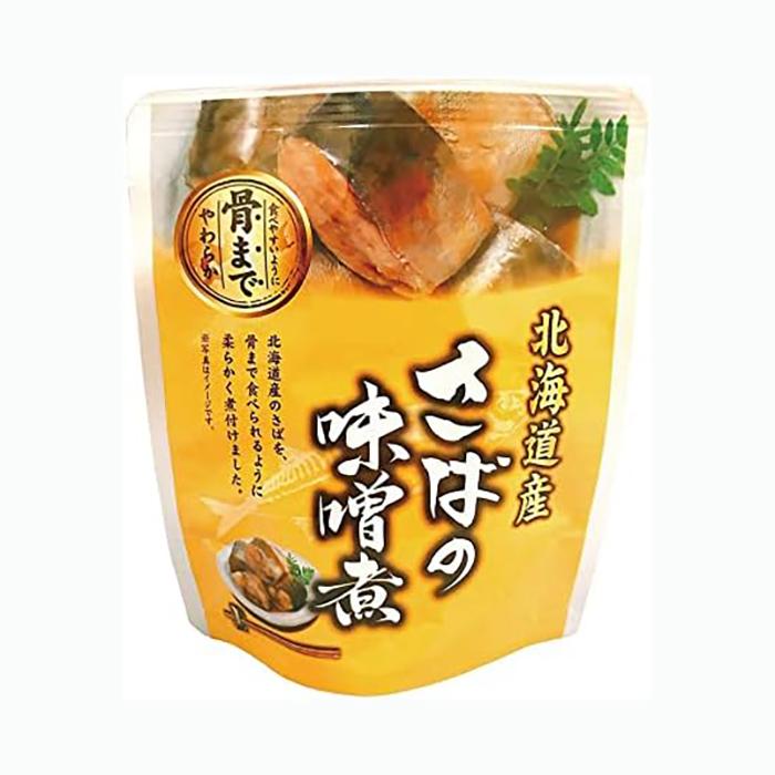 魚 惣菜 レトルト 常温 パウチ さば味噌煮 120g 骨まで食べれる パック おいしい サバ 国産 北海道産 常温保存 煮魚 鯖 味噌煮 魚