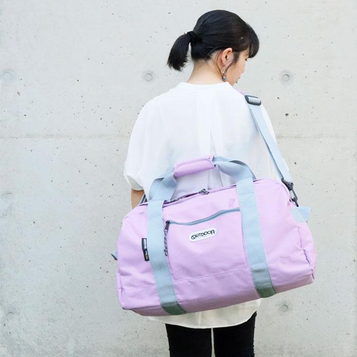 未使用 アウトドアプロダクツ ボストンバッグ ラベンダー 40L 修学旅行 OUTDOOR PRODUCTS（アウトドアプロダクツ） アウトドア ボストンバッグ