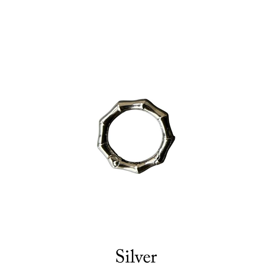 カラビナ 丸型 リング 丸 キーリング 丸カン おしゃれ バンブー型 The Bamboo Ring Carabiner サークルカラビナ 35mm |  | 06