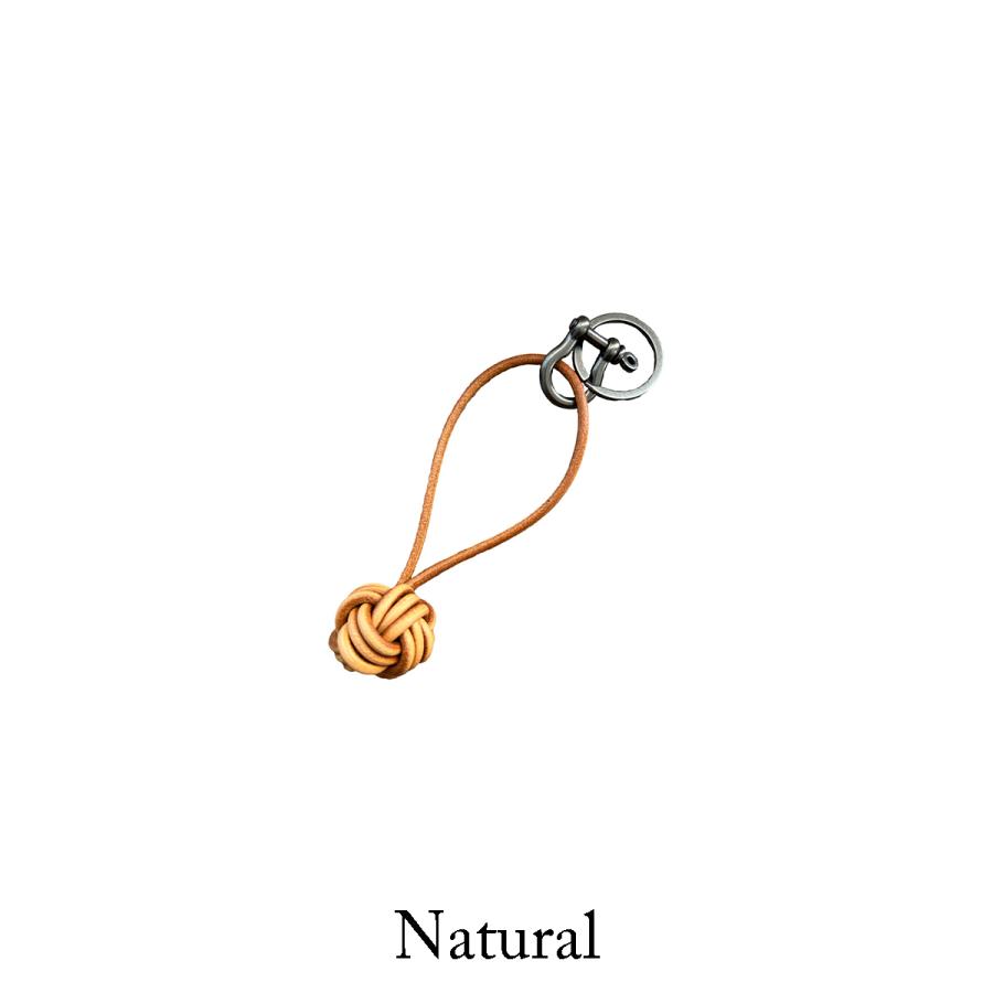 キーチェーン　キーホルダー 革 金具 The Knot Leather Key Chain 結び目 シンプル バッグ チャーム アウトドア 鍵 プレゼ |  | 03