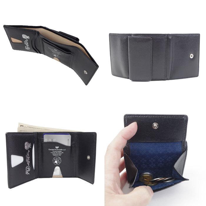 P.I.D PID ピーアイディー 財布 メンズ 3つ折り 革 ミニ財布 ミニ