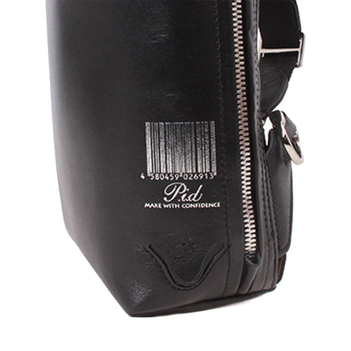 P.I.D PID ボディバッグ 本革 メンズ ワンショルダーバッグ 斜めがけ