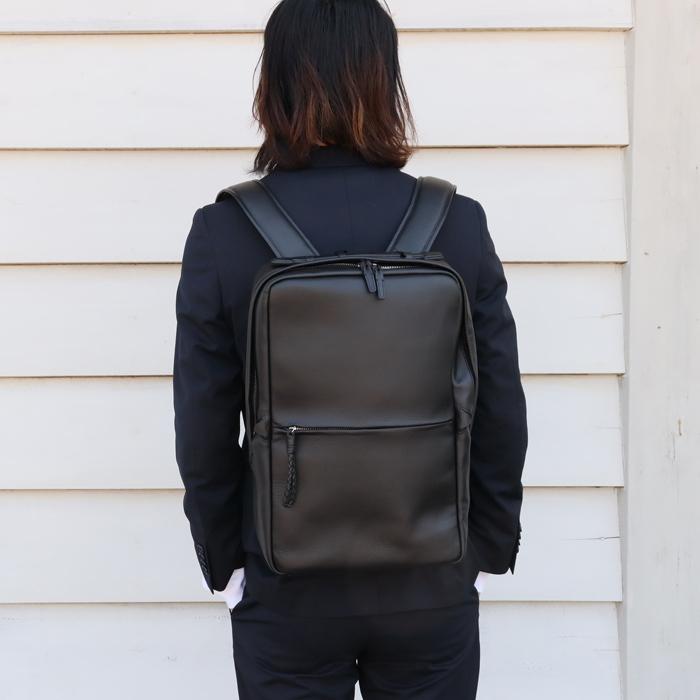 P.I.D PID バッグ リュック メンズ レザービジネスリュック スクエア