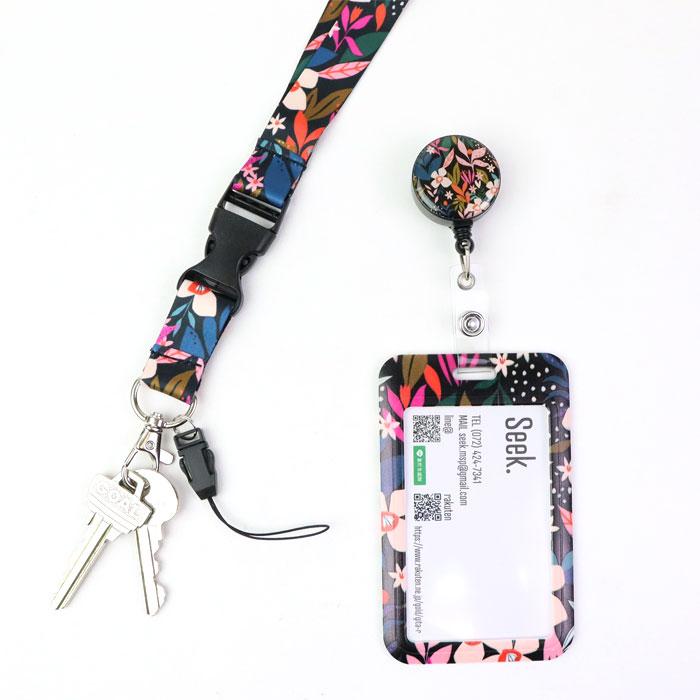 ネックストラップ パスケース ストラップ IDカードホルダー クリップ
