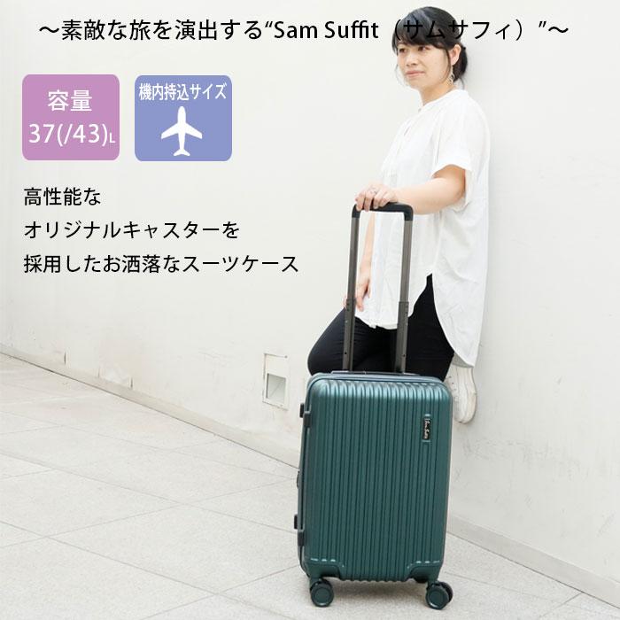 スーツケース 機内持ち込み 拡張 軽量 Sサイズ キャリーケース 40L 44L