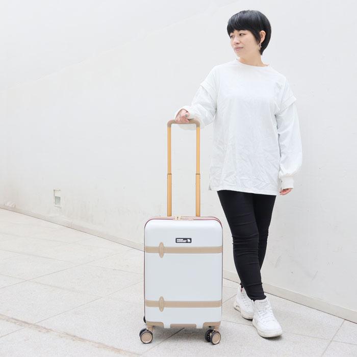 キャリーケース トランク風 オシャレ SAC'S BARJean スーツケース 「LUNALUX/ルナルクス」 ミニ