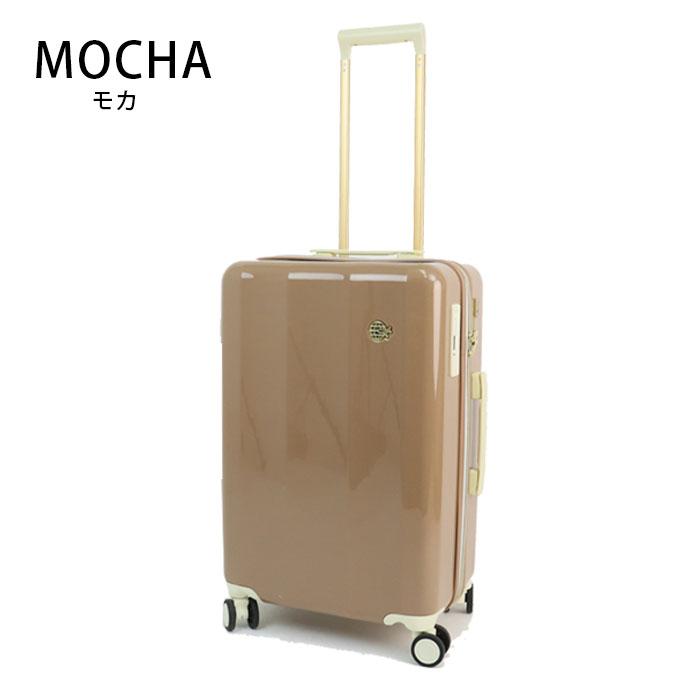 スーツケース Mサイズ かわいい レディース 45L キャリーケース TRAVEL EARTH  0826-55 トラベルケース ハードキャリー 女｜seek2｜12