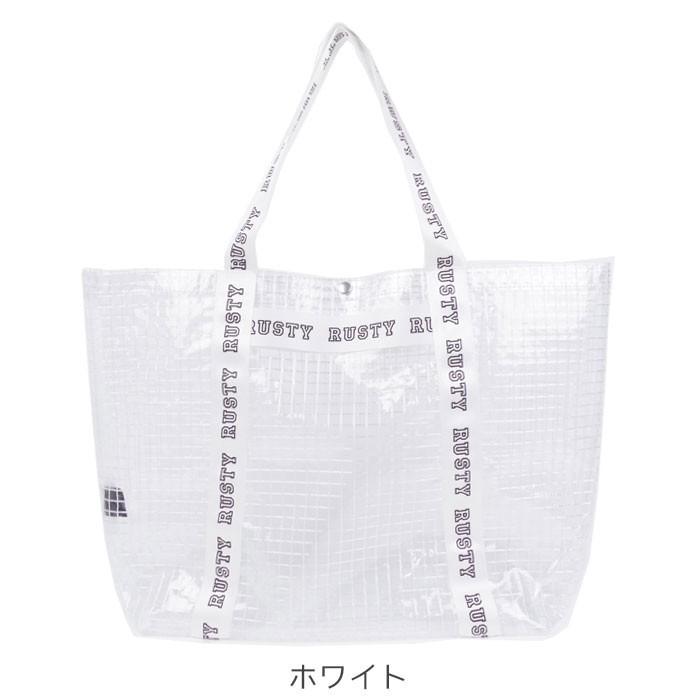 RUSTY（ラスティ） クリアバッグ トート レディース ビニールバッグ