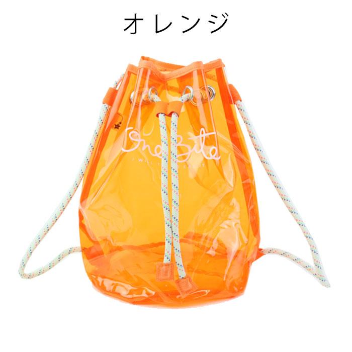 プールバッグ 子供 女 男 2way バッグ ビニールバッグ クリア巾着