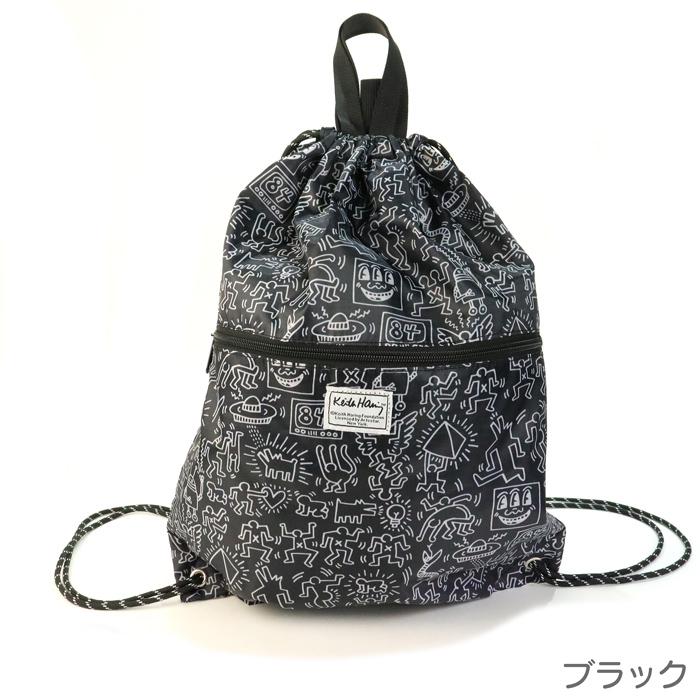 キースへリング バッグ グッズ ナップサック おしゃれ 軽量 Keith