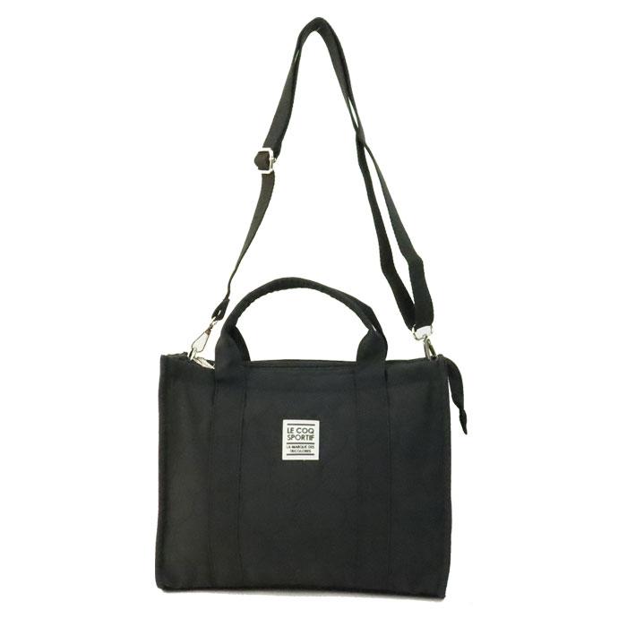 le coq sportif ブラックトートバッグ le coq sportif golf スタイリッシュデザイン トートバッグ オリジナル