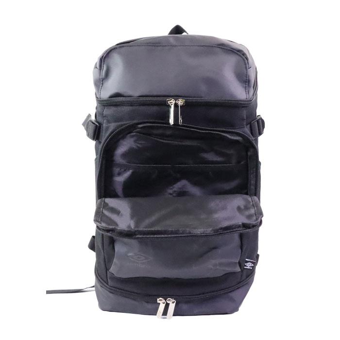 umbro（アンブロ） リュック 大容量 ボックス型 2層式 シューズ