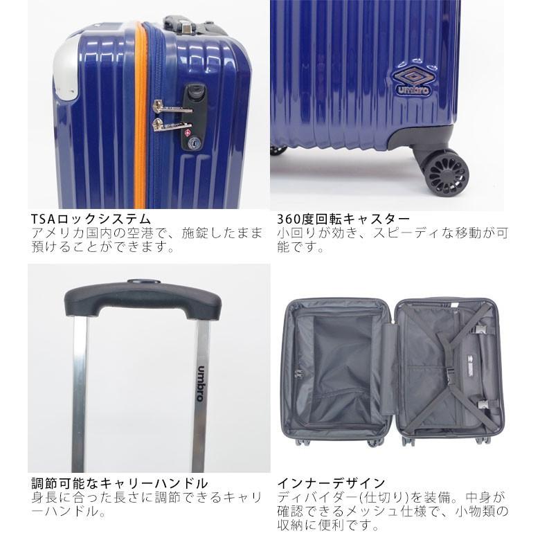 umbro（アンブロ） キャリーケース 機内持ち込み スーツケース