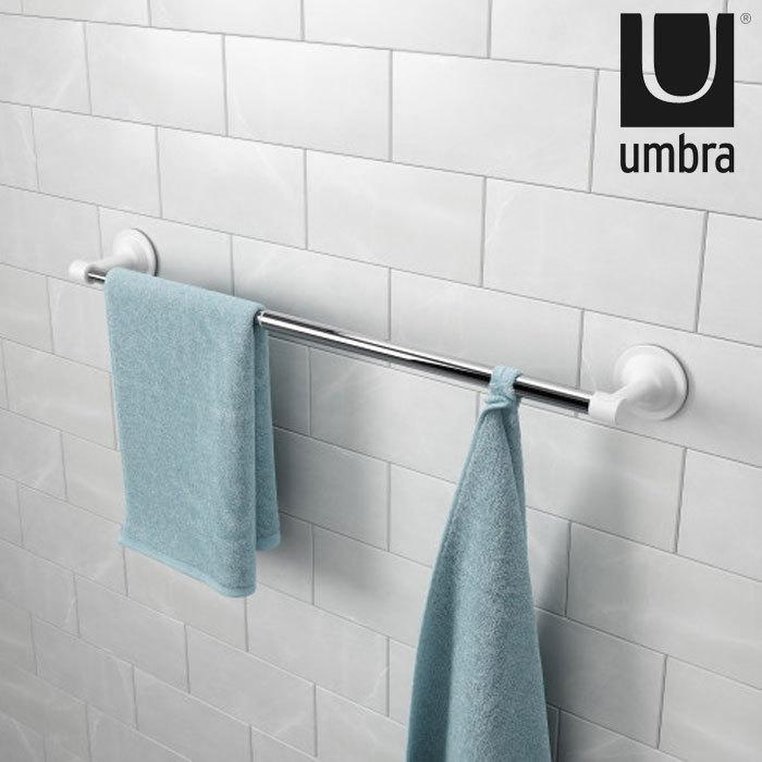 Seek タオルハンガー 吸盤 壁おしゃれ フェイスタオル 浴用タオル 洗面所 風呂場 バスタオル アンブラ フレックス シュアロック タオルバー 伸縮タオ 楽天