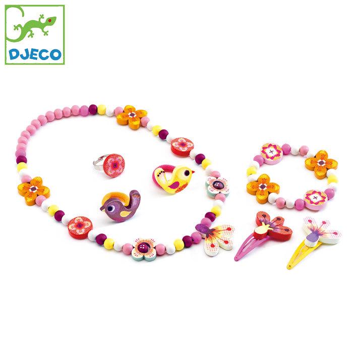 アクセサリーセット おもちゃ キッズ かわいい 木製 ジェコ Djeco ウッドフラワー アクセサリー Dj ビーズ 幼児 子供 Thmo Seek 通販 Yahoo ショッピング
