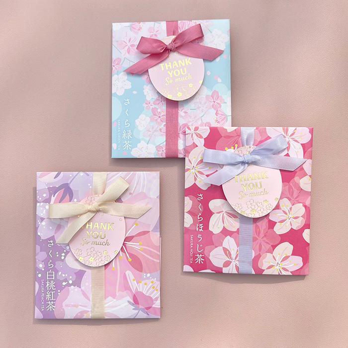 TOWA 紅茶 ティーバッグ ギフト サクラ 3個パック プチギフト 桜