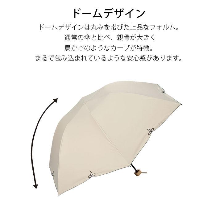 傘 レディース 折りたたみ 晴雨兼用 55cm 日傘 雨傘 手開き 遮光率100％ Wpc. 遮光 ドームワイドワイドスカラップ ミニ 折りたたみ傘｜seek2｜03