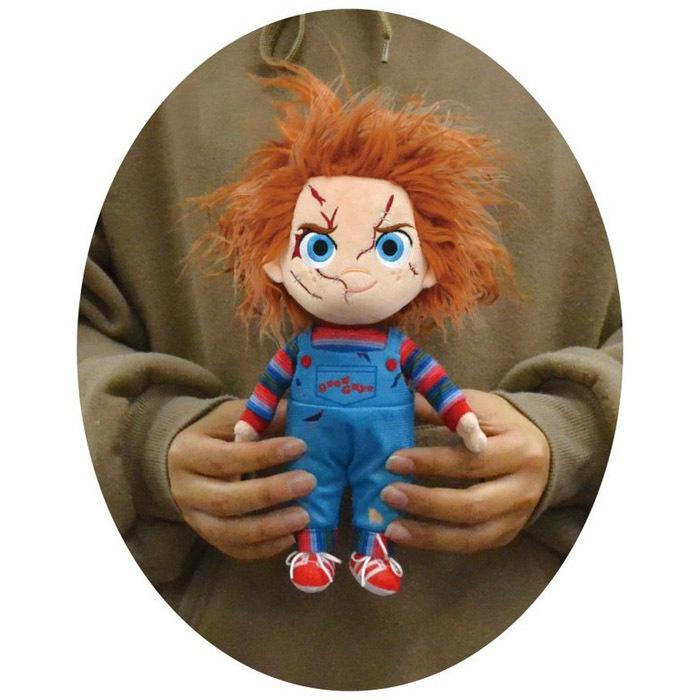 チャッキー 人形 Chucky ぬいぐるみ かわいい 高さ25cm 106 チャイルドプレイ キャラクター 男の子 ホラー映画 女の子 子供 キ Yni106 Seek 通販 Yahoo ショッピング