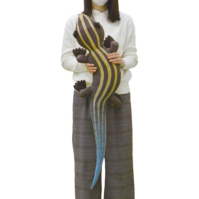 ぬいぐるみ 抱き枕 大きい イモリ とかげ BIGぬいぐるみ アカハラ