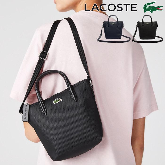 ショルダーバッグ トートバッグ 小さめ レディース ブランド ラコステ LACOSTE SHOPPING CROSS BAG XS メンズ