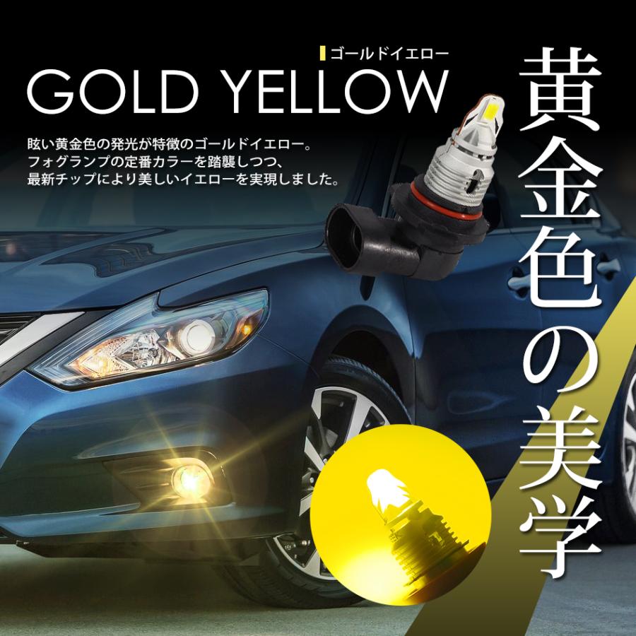 TOYOTA ハイエース HID仕様 H22.7〜H24.4 HB4 LED フォグランプ LEDバルブ 後付け ホワイト アイスブルー イエロー フォグ GSシリーズ SEEK 送料無料｜seek｜04