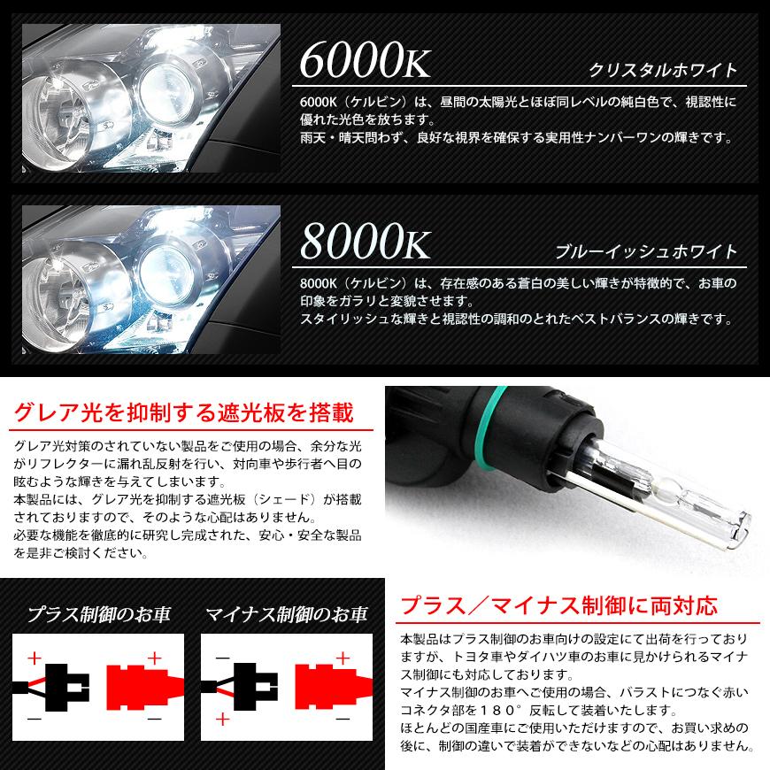 TOYOTA トヨタ bB H20.10〜H26.7 HID H4 HIDキット 35W リレーレス スライド 切替 6000K / 8000K 送料無料|seek|04