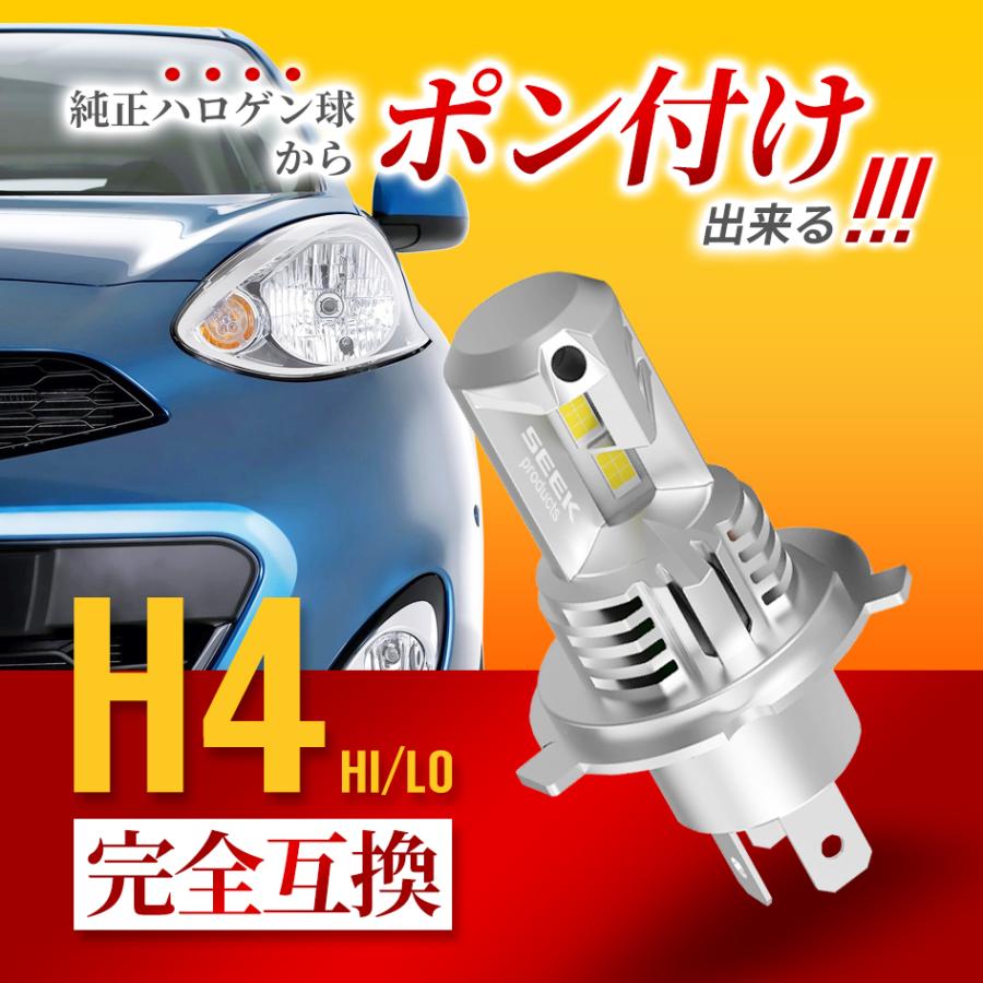 ダイハツ　ハイゼットバン　LEDヘッドライト ハイゼットカーゴ LEDヘッドライト LEDフォグランプ H4 LED
