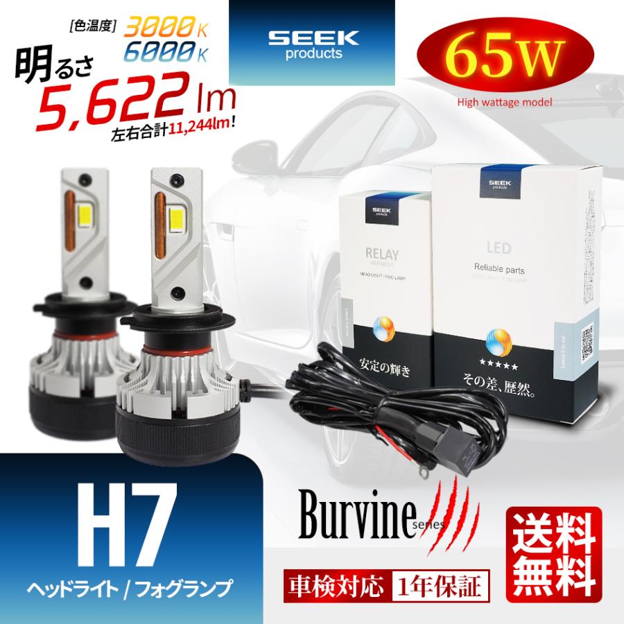 MAZDA カペラ ワゴン H11.10〜H14.4 H7 LED ヘッドライト フォグランプ