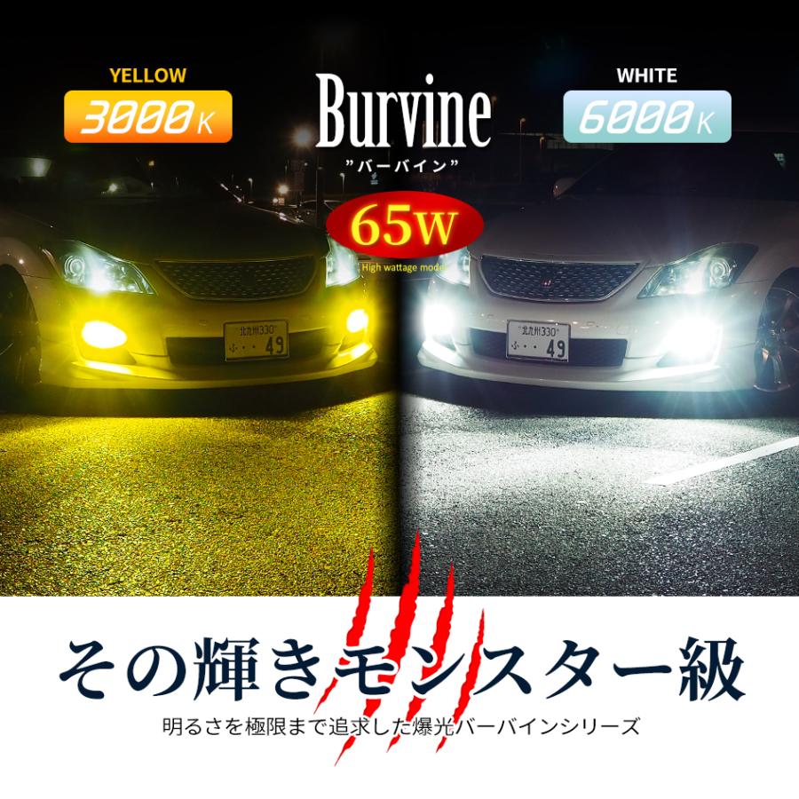 MITSUBISHI デリカ スペースギア エアロ仕様 H11.6〜H14.7 H7 LED ヘッドライト フォグランプ 後付け SEEK Products BURVINE 送料無料｜seek｜10