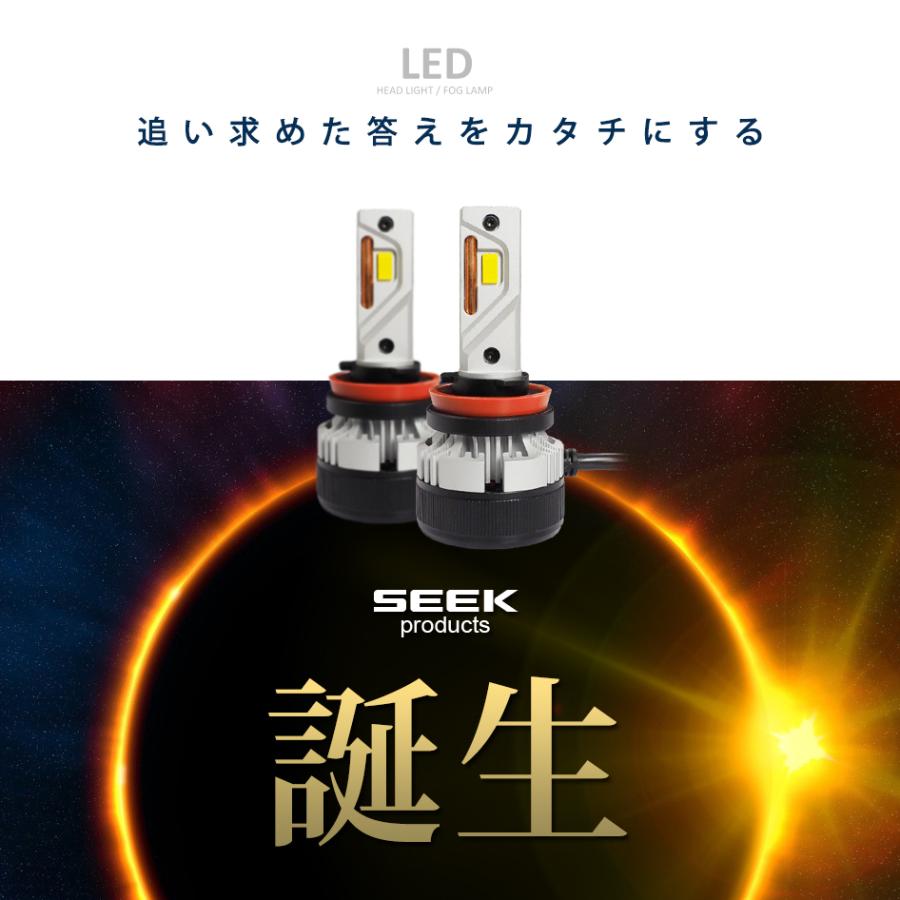 SUZUKI セルボ H18.11〜H21.12 H8 LED ヘッドライト フォグランプ 後付け SEEK Products BURVINE 送料無料｜seek｜14